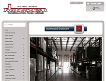 Tablet Screenshot of doorsandspecialties.com